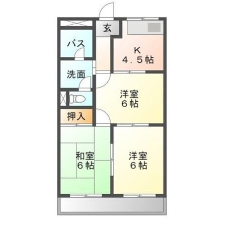 新清洲駅 徒歩8分 2階の物件間取画像